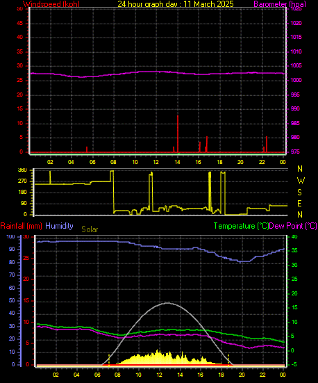 24 Hour Graph for Day 11