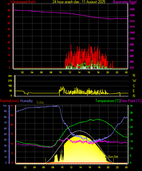 24 Hour Graph for Day 11