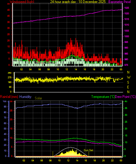 24 Hour Graph for Day 10
