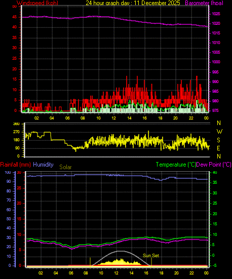 24 Hour Graph for Day 11