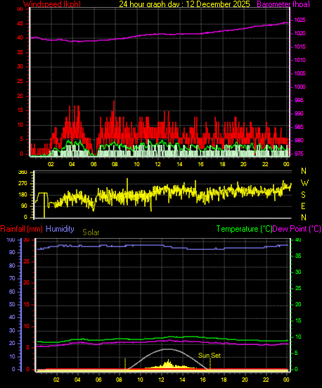 24 Hour Graph for Day 12