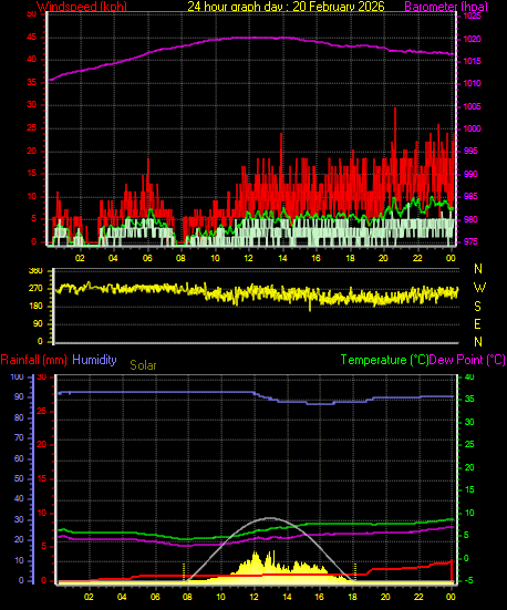 24 Hour Graph for Day 20
