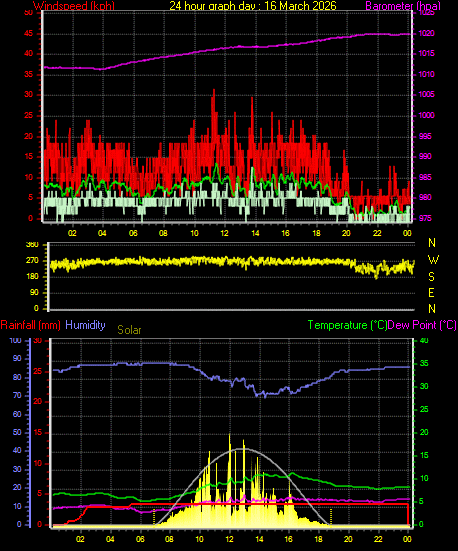 24 Hour Graph for Day 16