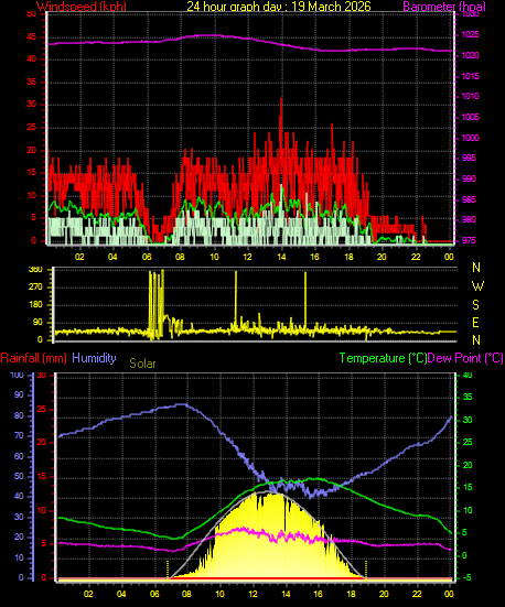 24 Hour Graph for Day 19