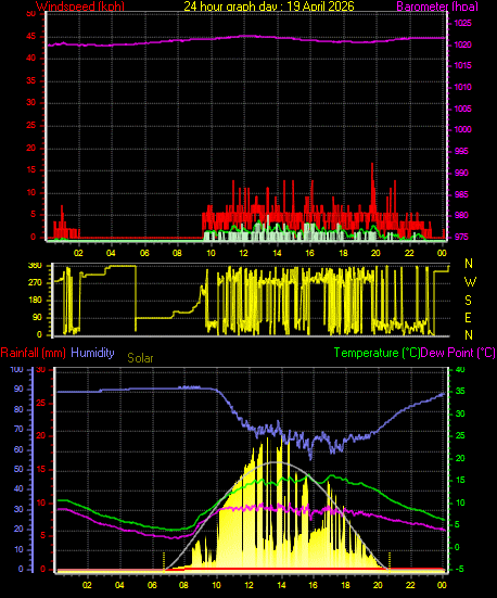 24 Hour Graph for Day 19