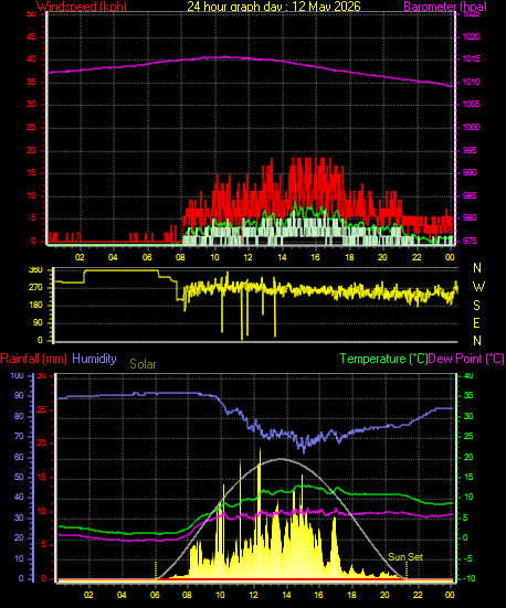 24 Hour Graph for Day 12