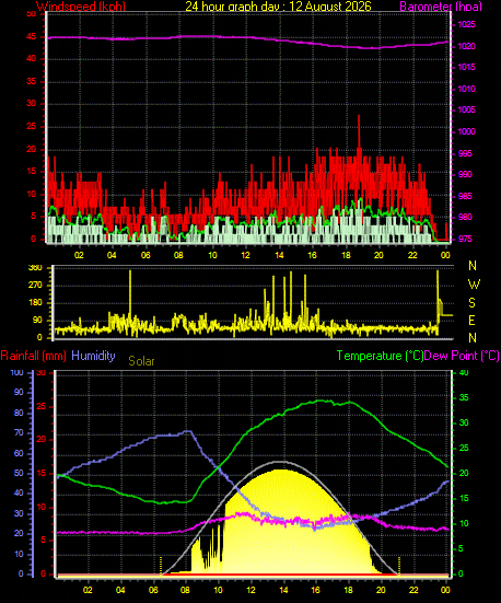 24 Hour Graph for Day 12