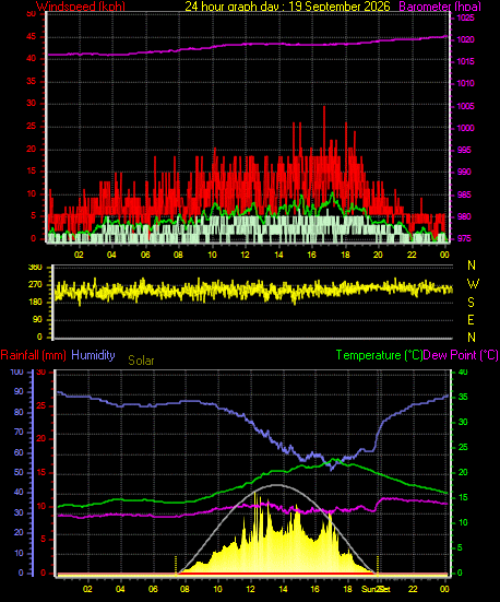 24 Hour Graph for Day 19