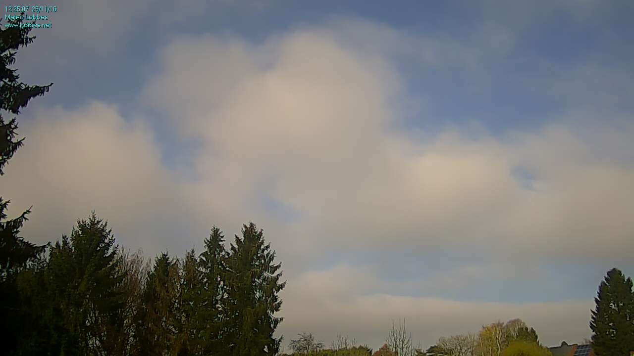 Météo Lobbes webcam 2016-11-25