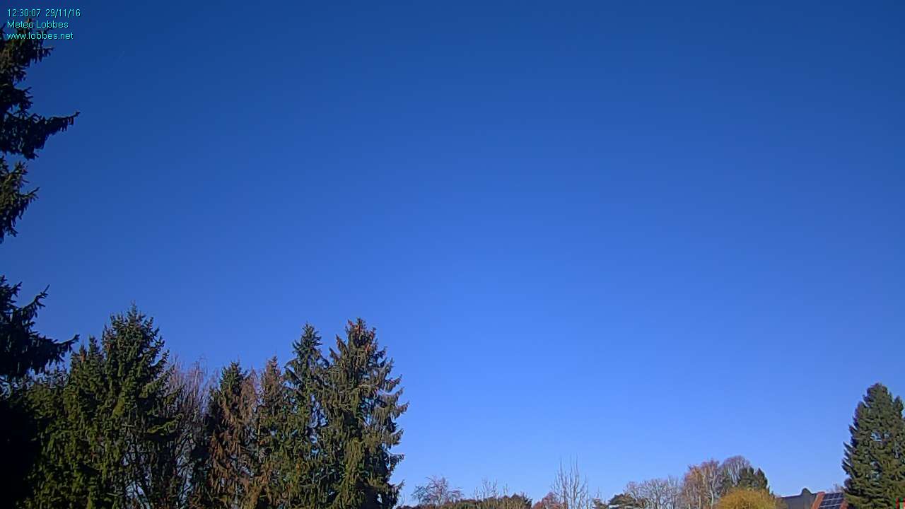 M&eacute;t&eacute;o Lobbes webcam 2016-11-29