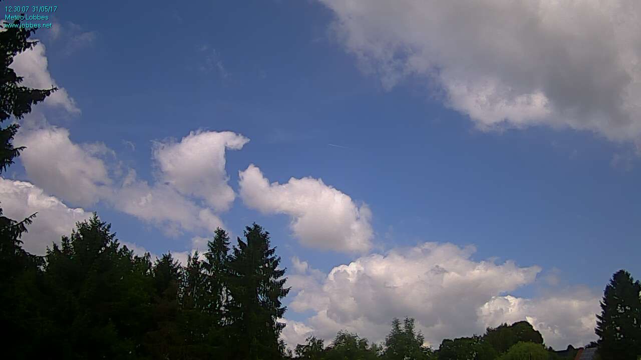 M&eacute;t&eacute;o Lobbes webcam 2017-05-31