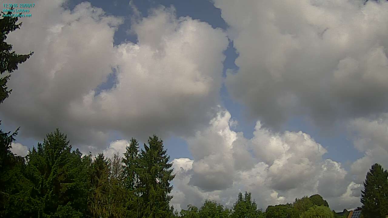 Météo Lobbes webcam 2017-08-20