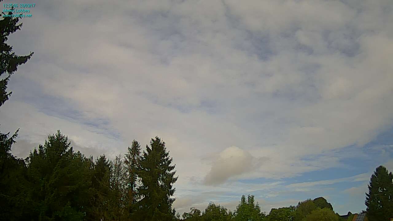 M&eacute;t&eacute;o Lobbes webcam 2017-09-28