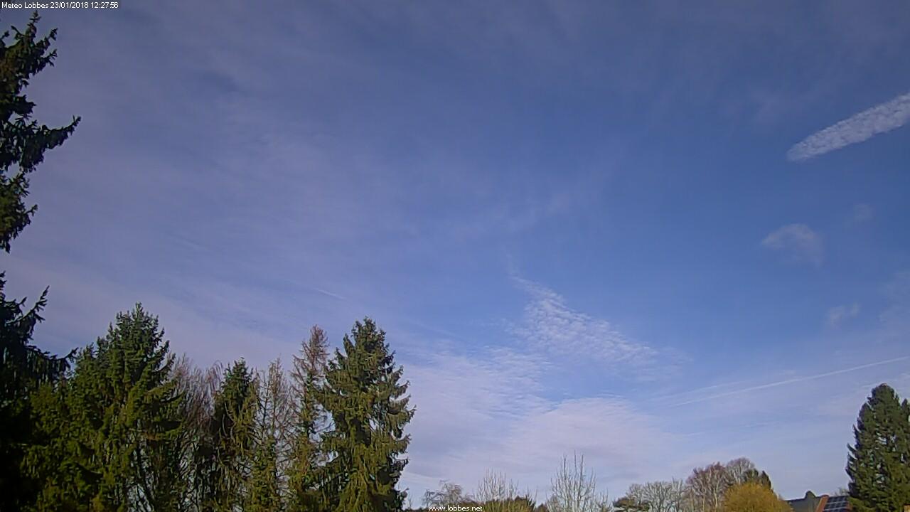 M&eacute;t&eacute;o Lobbes webcam 2018-01-23