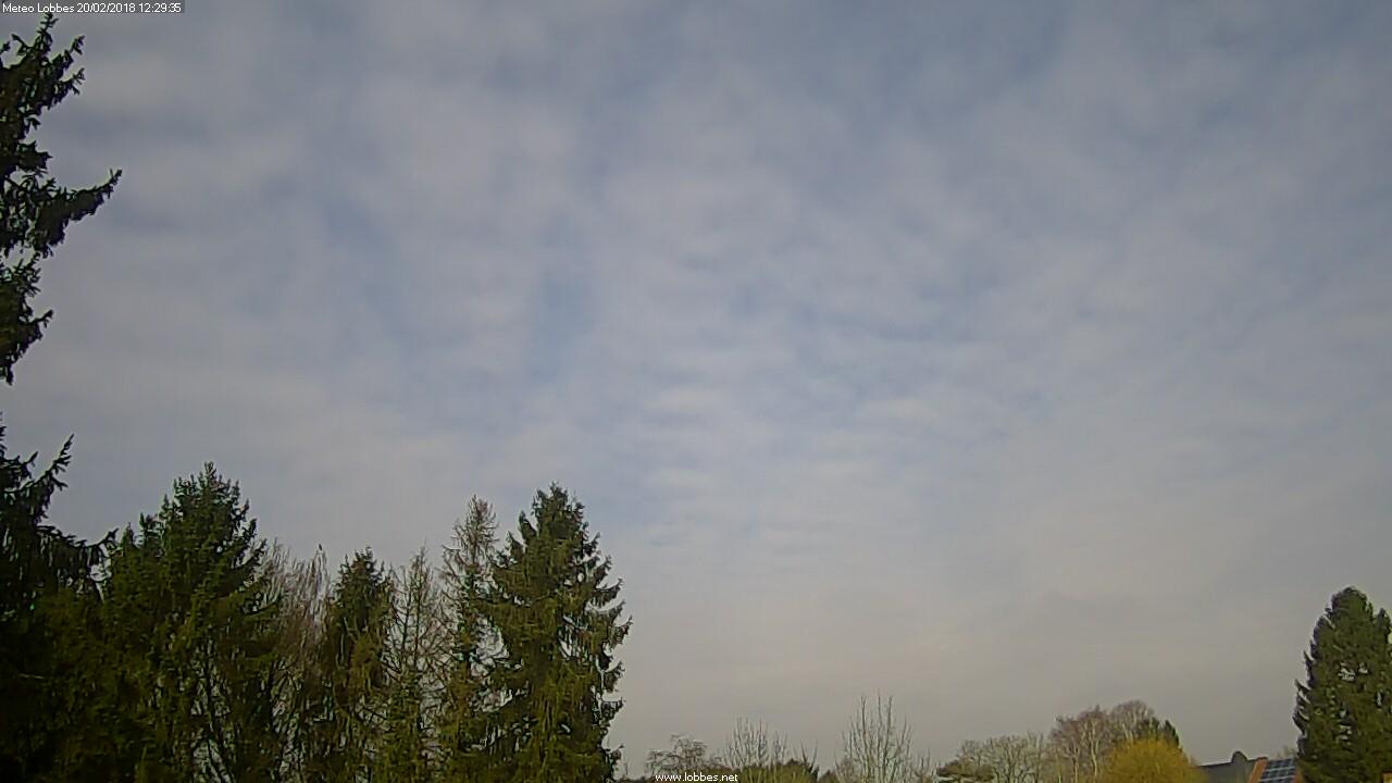 M&eacute;t&eacute;o Lobbes webcam 2018-02-20
