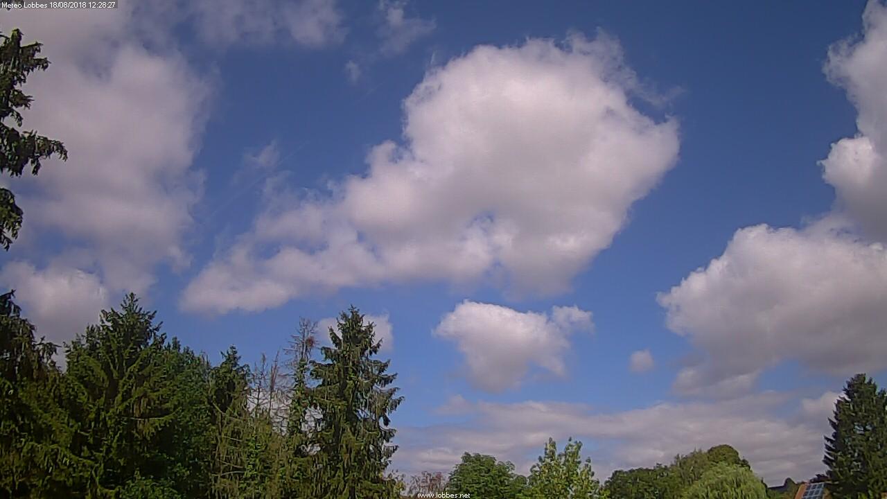 M&eacute;t&eacute;o Lobbes webcam 2018-08-18
