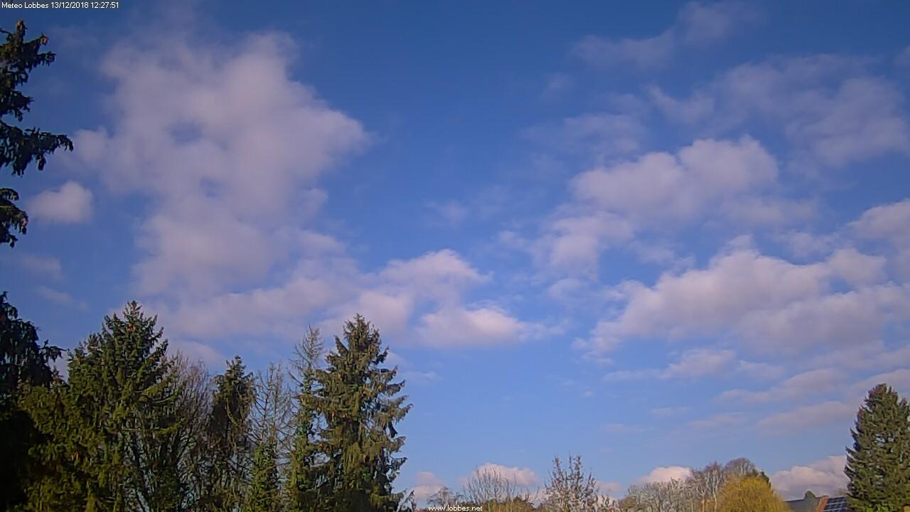 M&eacute;t&eacute;o Lobbes webcam 2018-12-13
