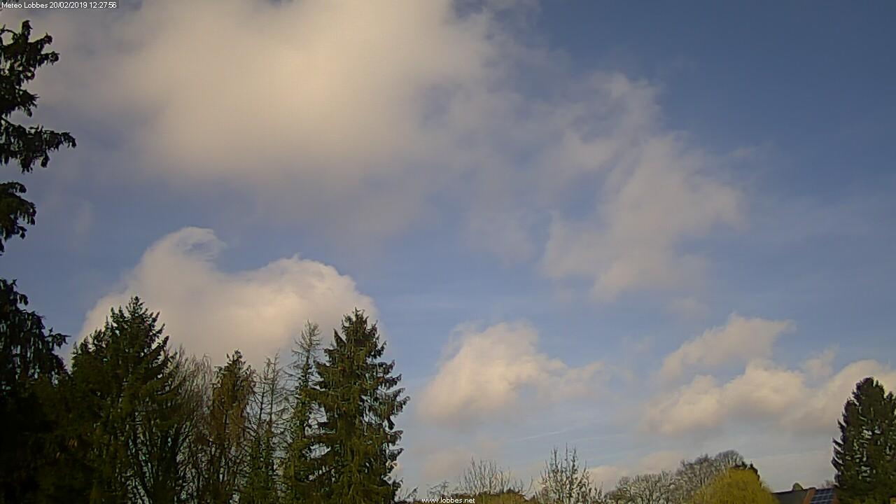 M&eacute;t&eacute;o Lobbes webcam 2019-02-20