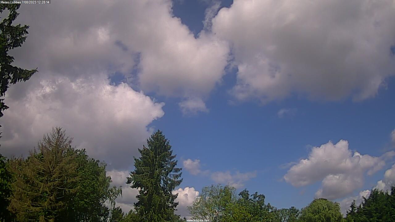 Météo Lobbes webcam 2023-08-07