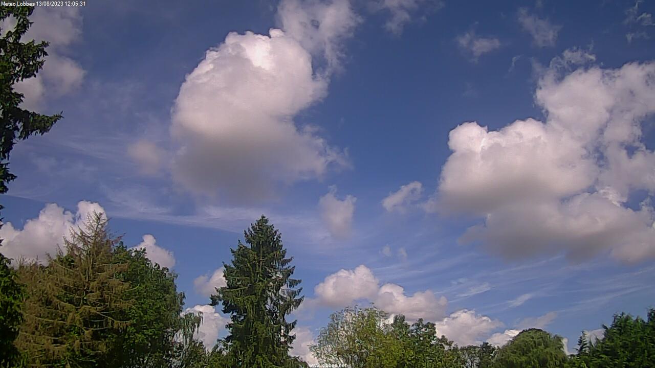 Météo Lobbes webcam 2023-08-13