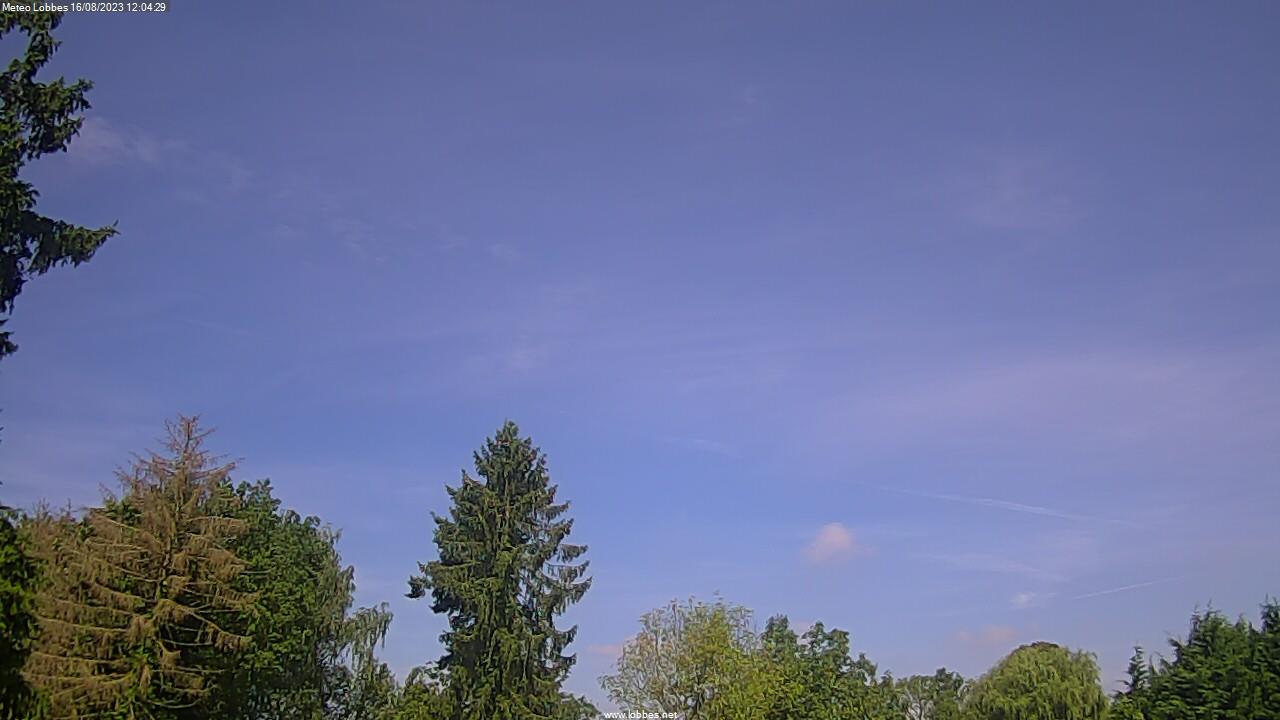 Météo Lobbes webcam 2023-08-16