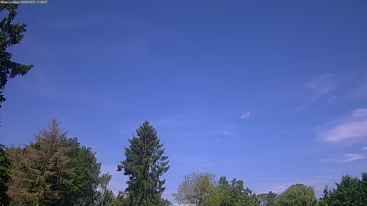 Météo Lobbes webcam 2023-08-18