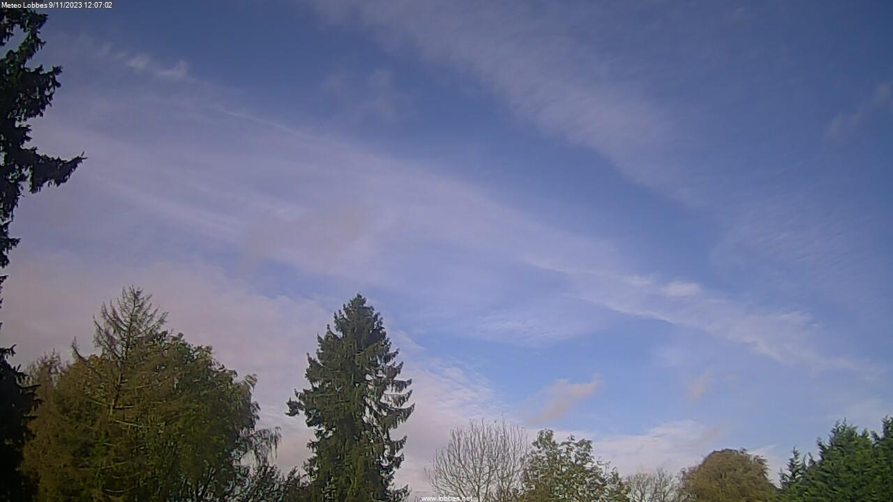 Météo Lobbes webcam 2023-11-09