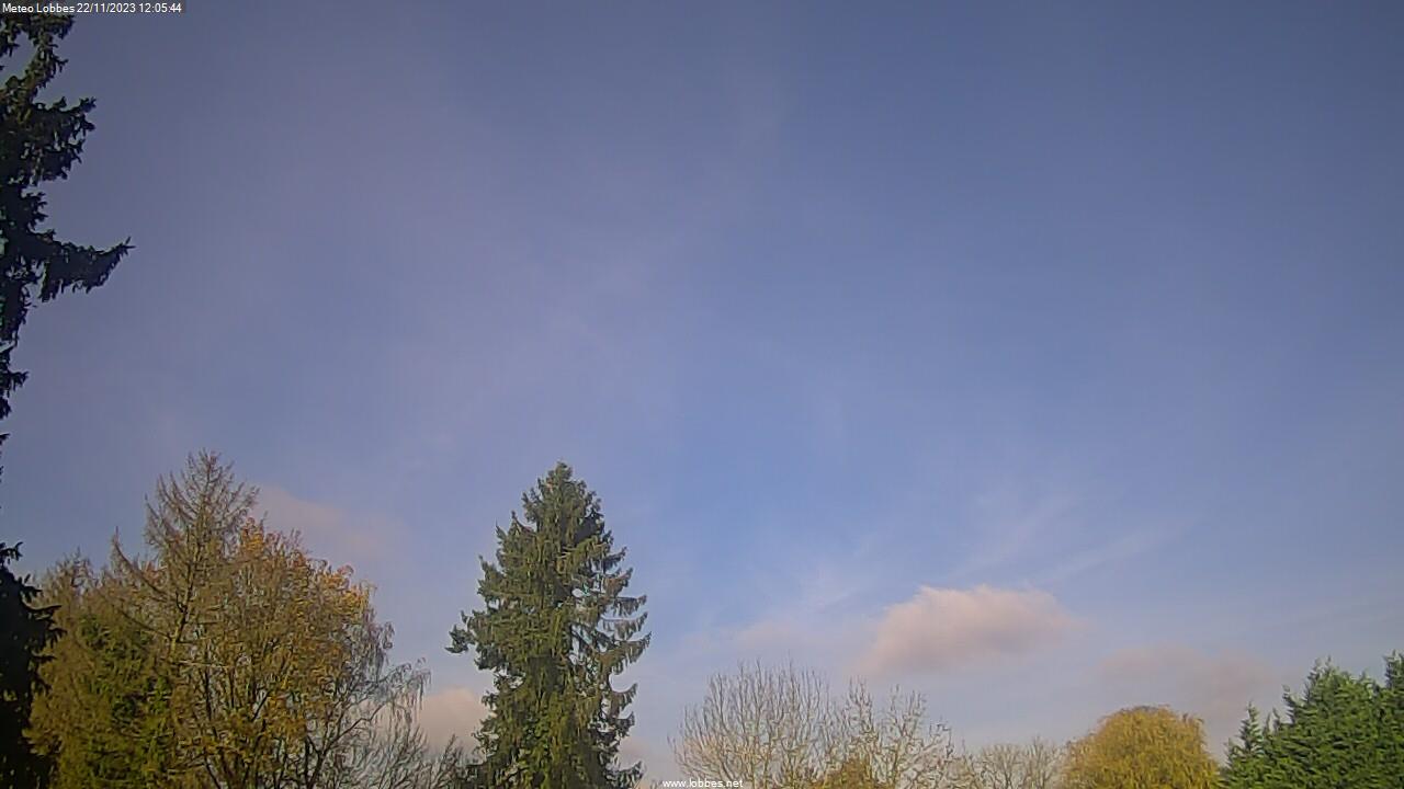Météo Lobbes webcam 2023-11-22