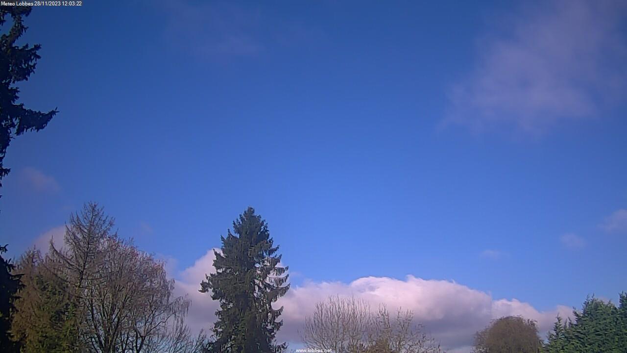 Météo Lobbes webcam 2023-11-28