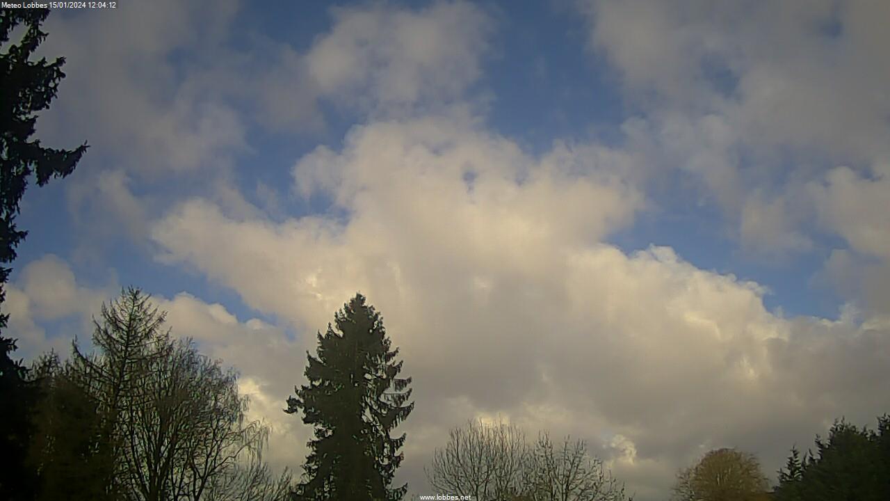 Météo Lobbes webcam 2024-01-15