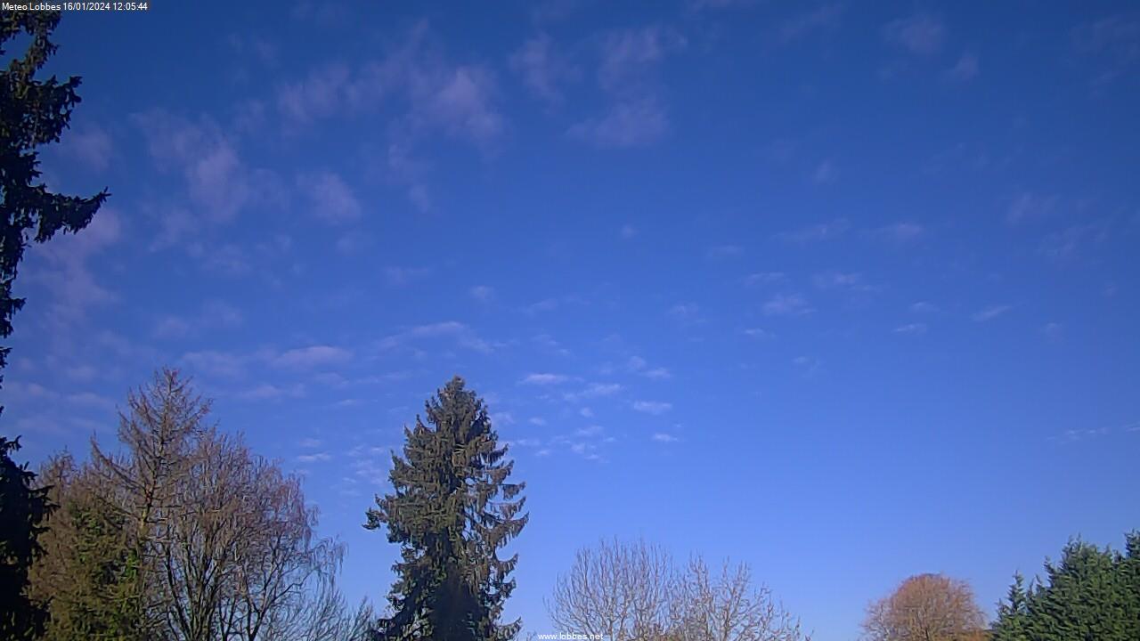 Météo Lobbes webcam 2024-01-16