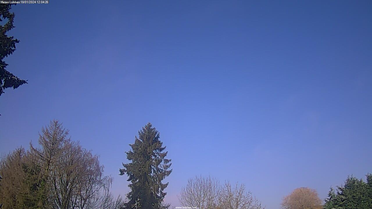Météo Lobbes webcam 2024-01-19