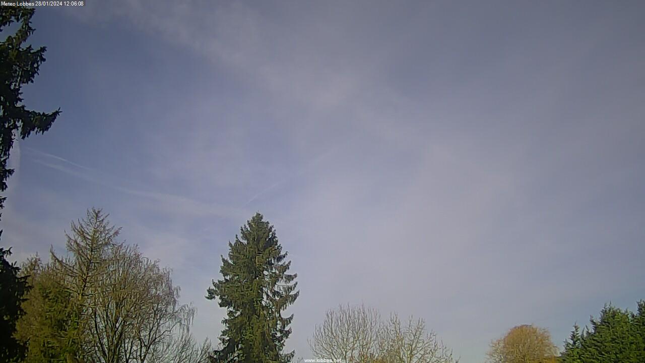 Météo Lobbes webcam 2024-01-28