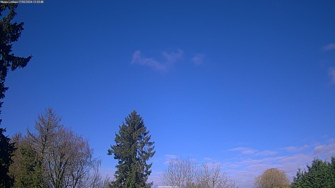 Météo Lobbes webcam 2024-02-17