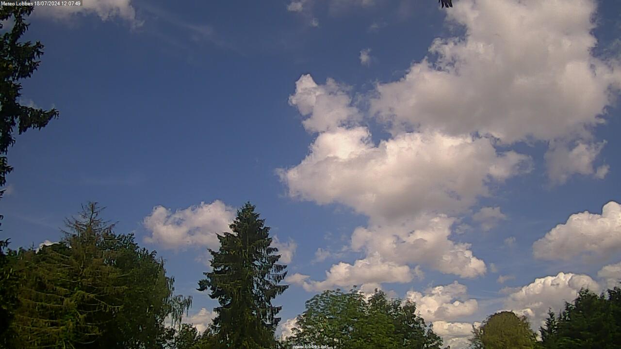 Météo Lobbes webcam 2024-07-18
