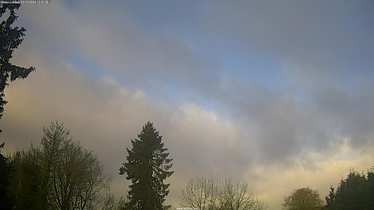 Météo Lobbes webcam 2024-12-23