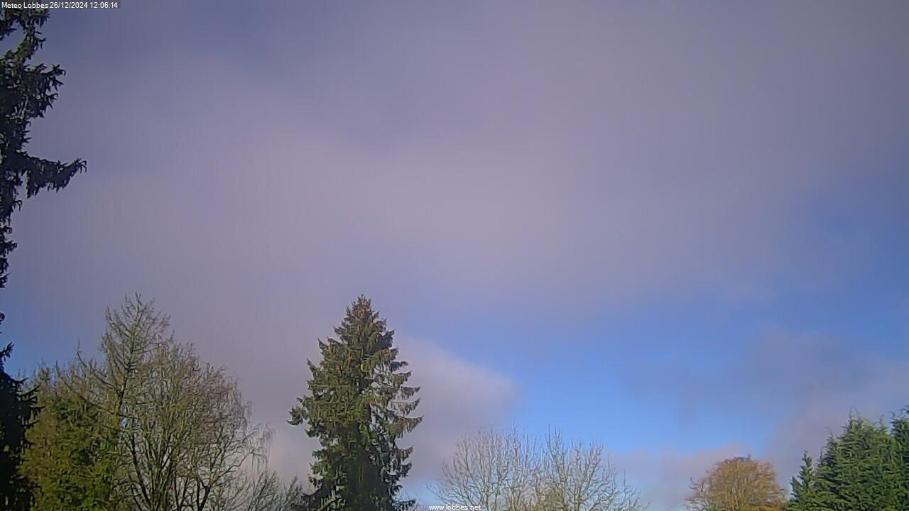 Météo Lobbes webcam 2024-12-26