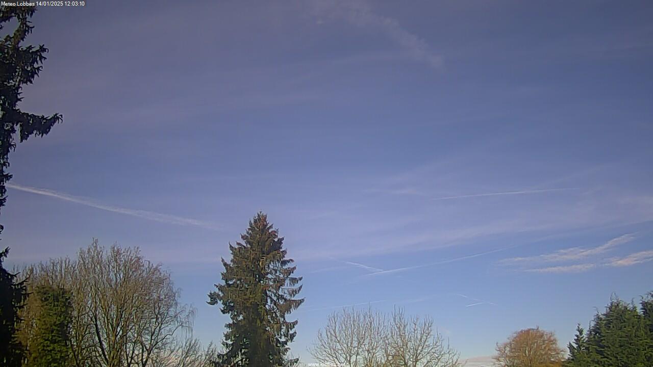 Météo Lobbes webcam 2025-01-14