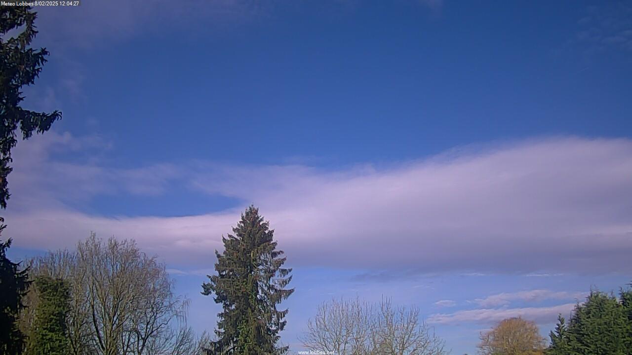 Météo Lobbes webcam 2025-02-08