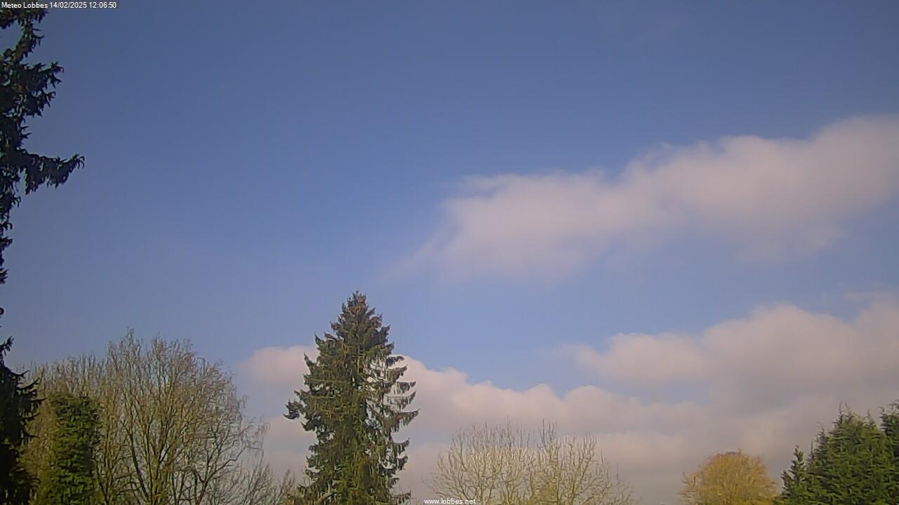 Météo Lobbes webcam 2025-02-14