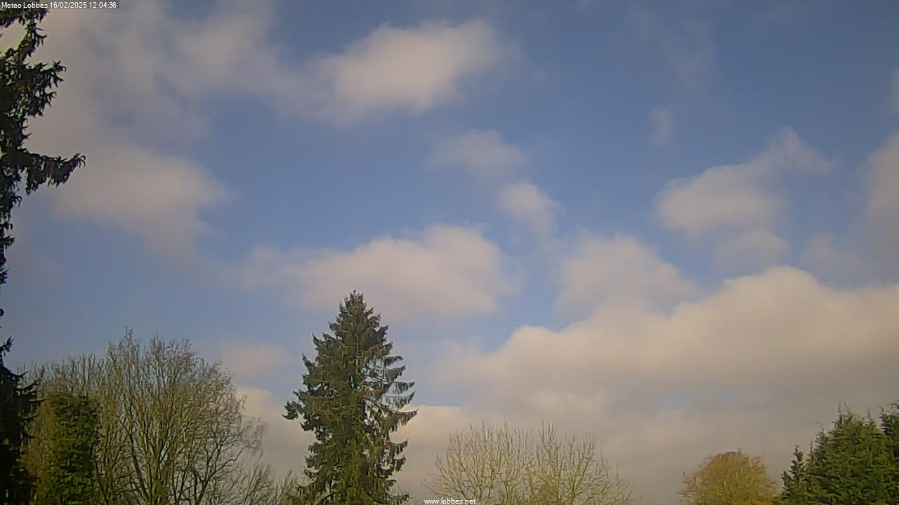 Météo Lobbes webcam 2025-02-16