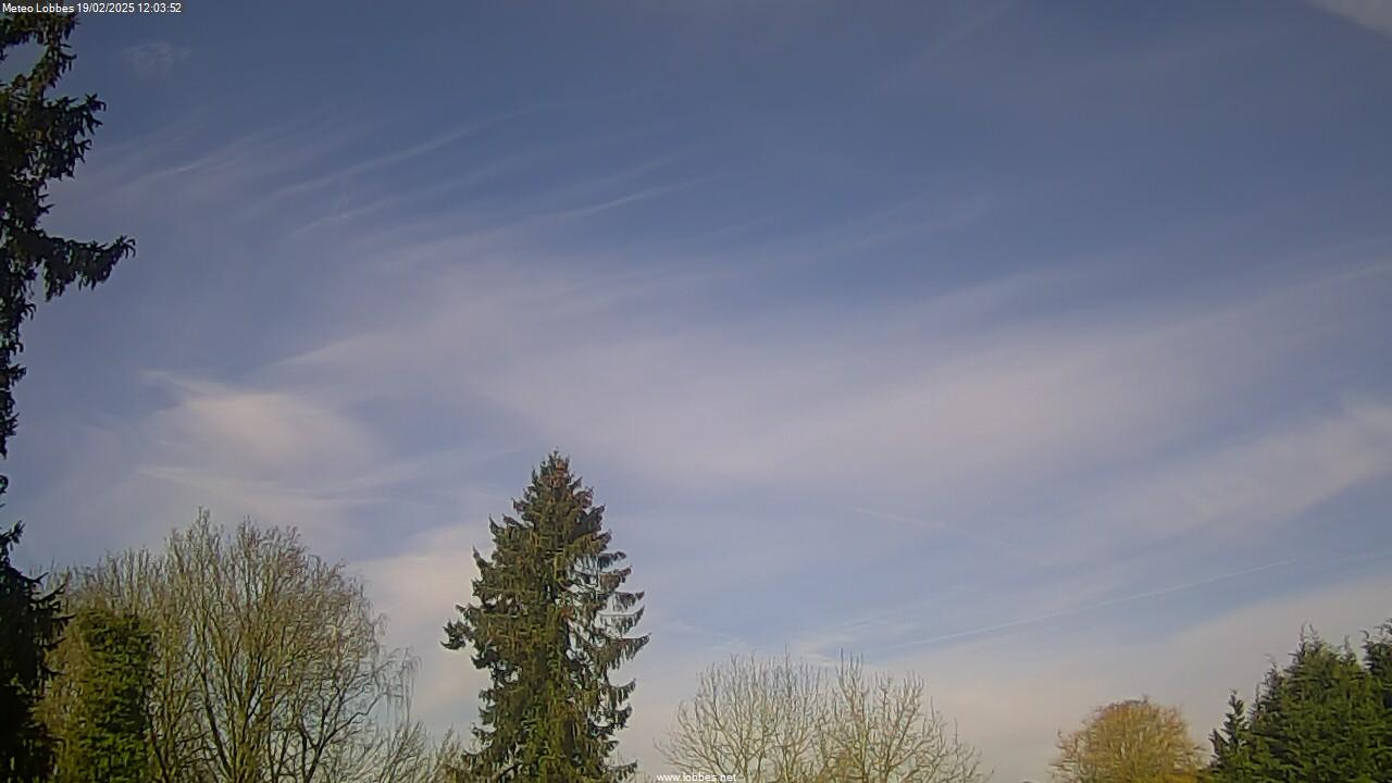 Météo Lobbes webcam 2025-02-19