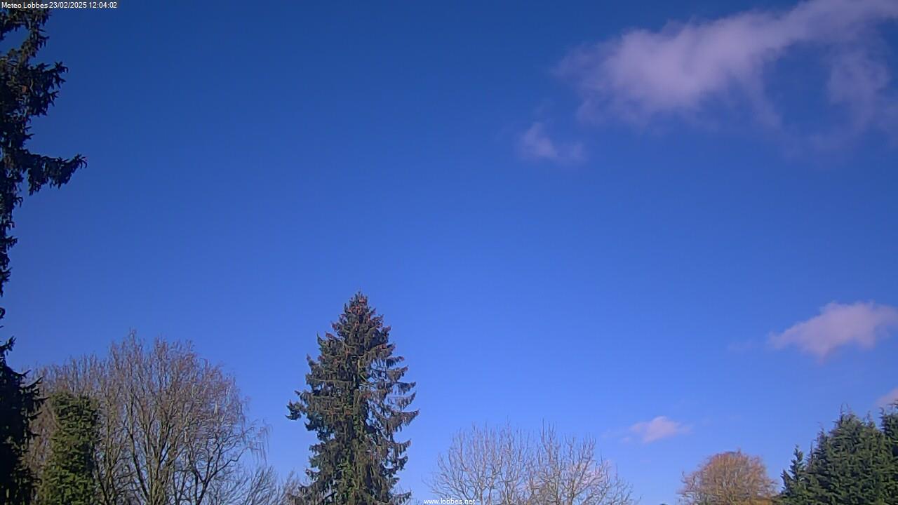Météo Lobbes webcam 2025-02-23