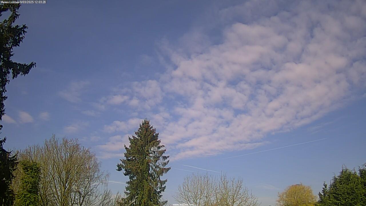 Météo Lobbes webcam 2025-03-09