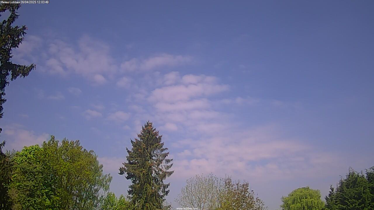 Météo Lobbes webcam 2025-04-26