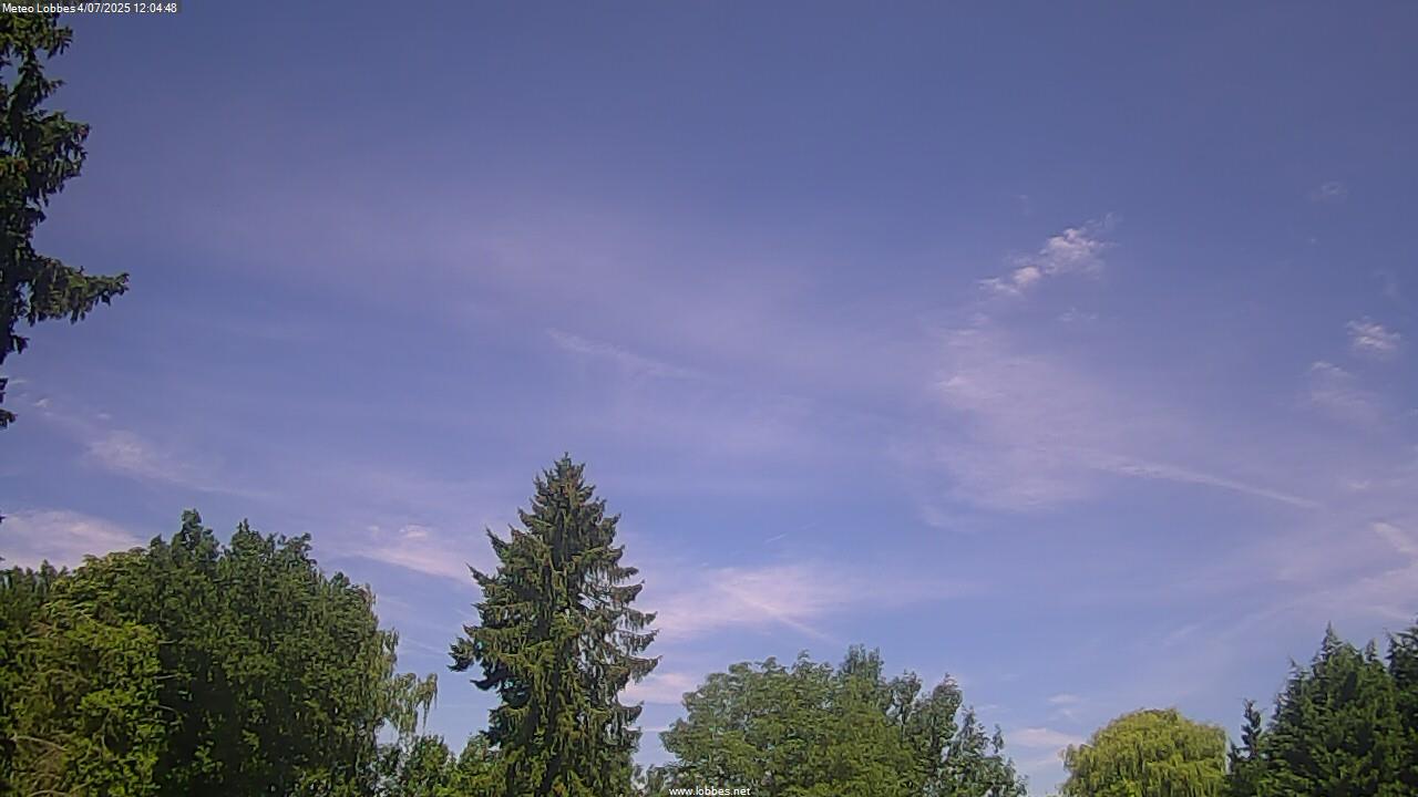 Météo Lobbes webcam 2025-07-04