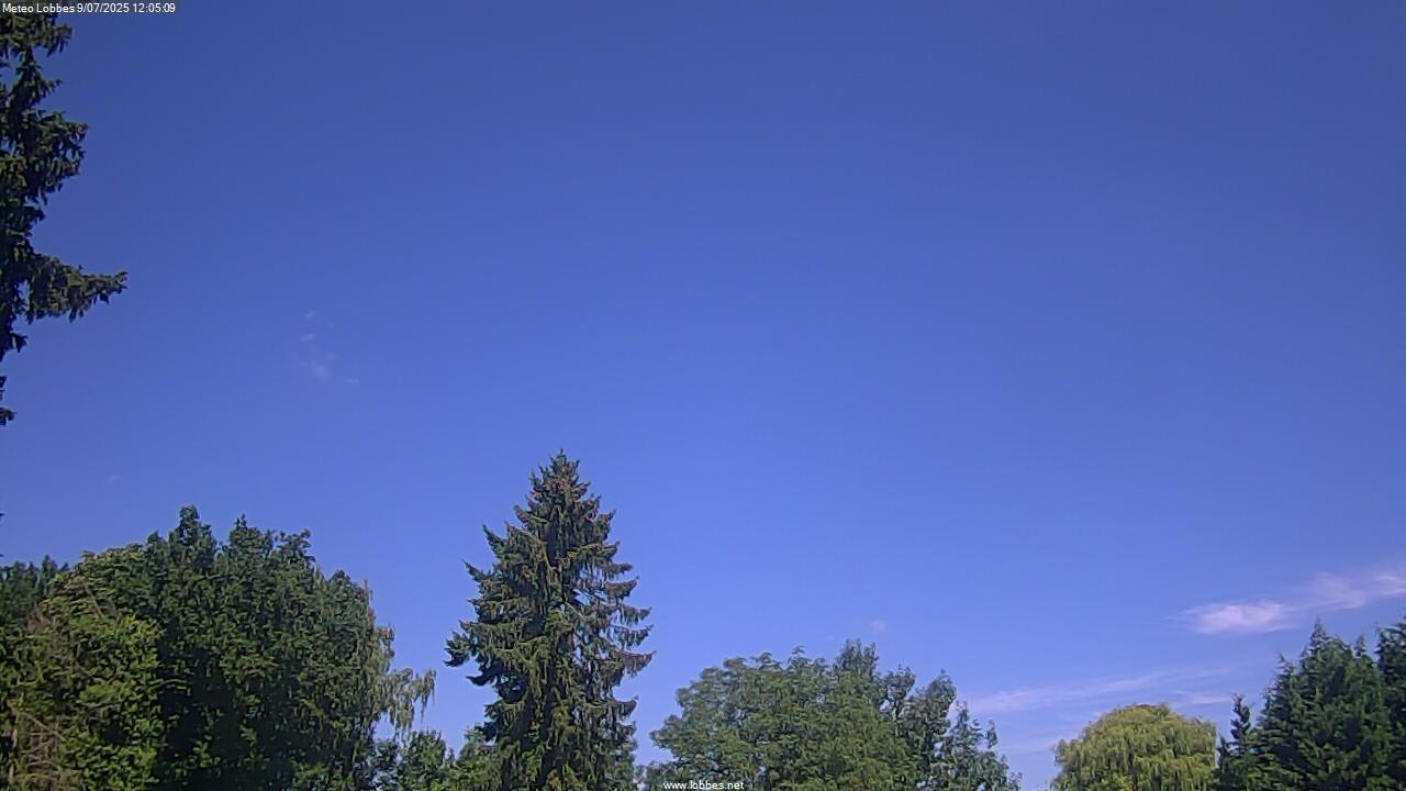 M&eacute;t&eacute;o Lobbes webcam 2025-07-09