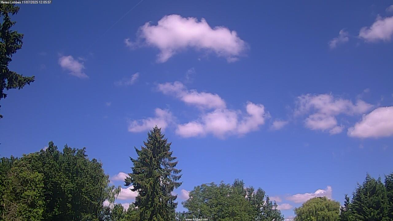 Météo Lobbes webcam 2025-07-11