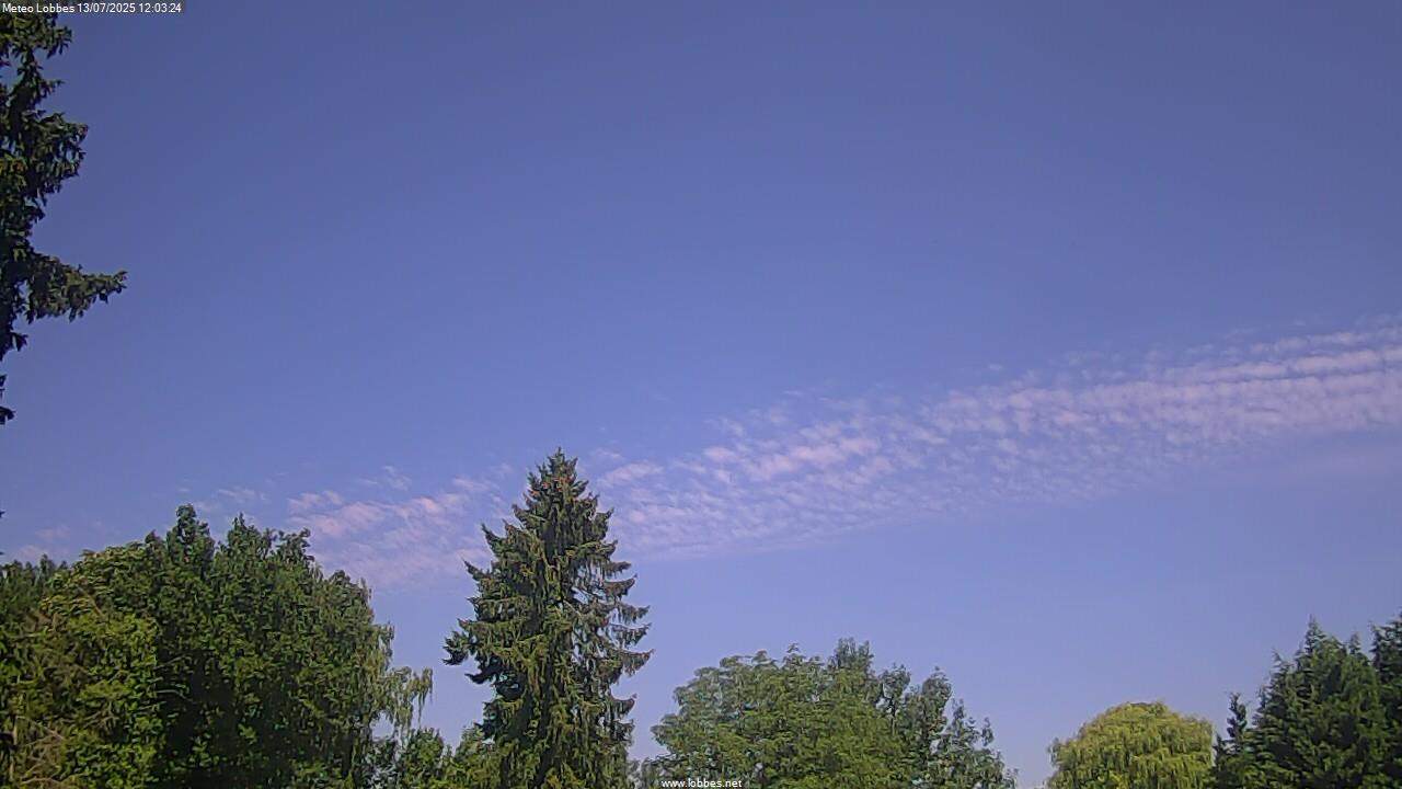 Météo Lobbes webcam 2025-07-13