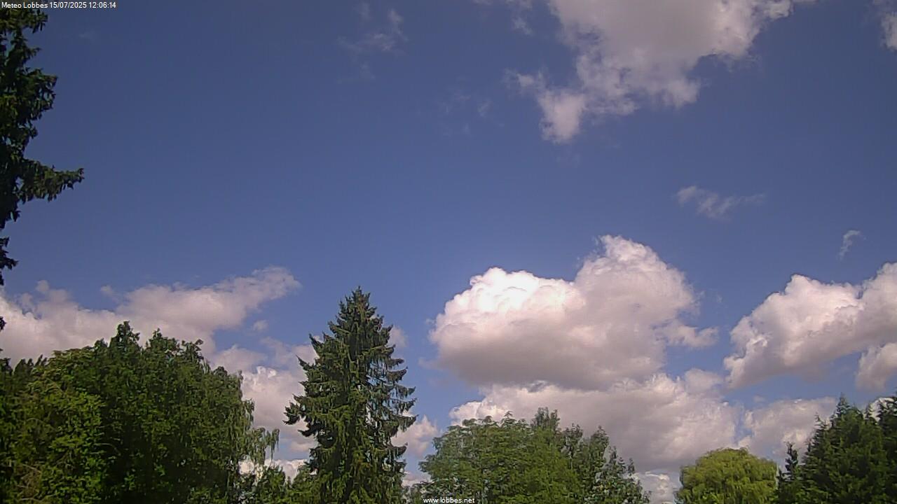 Météo Lobbes webcam 2025-07-15